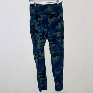 New Balance Blue Camouflage Leggings